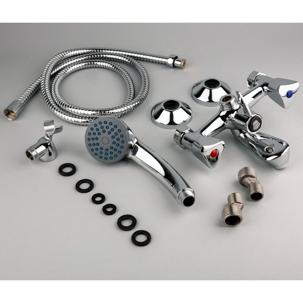 Смеситель для ванны GH Steel 32.10.127 с душевым набором