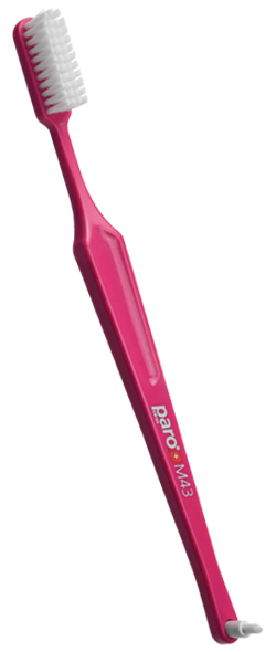 Зубна щітка Paro M43 рожева середньої жорсткості 1 шт.
