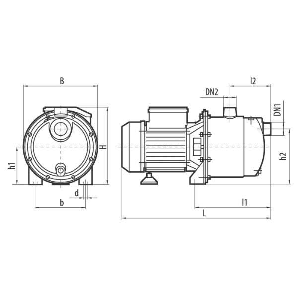 Насос самовсасывающий Насосы плюс оборудование JS 110X