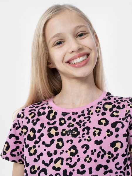 Футболка 4F TSHIRT F1011 4FJSS23TTSHF1011-56A р.164 рожевий