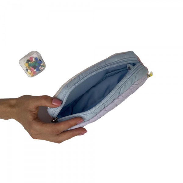 Пенал на блискавці Play Hug me UB009-B Upixel молочно-блакитний