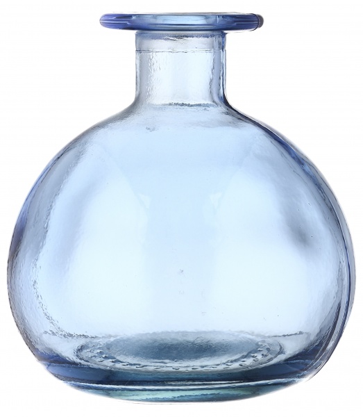 Ваза San Miguel BOTELLA D11 см стекло 12 см зимняя лазурь 
