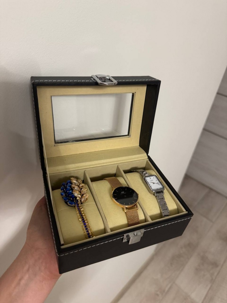 Сундук для часов Breguet 15,8х11х8 см черная HY-WB-3 Sensio