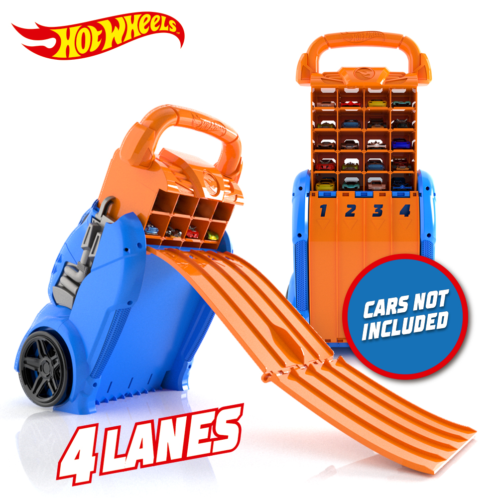 Контейнер Hot Wheels з 4 рівнобіжними доріжками HWCC14