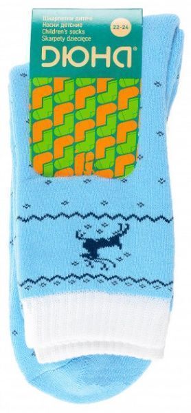 Шкарпетки дитячі Duna 12В 417 р.22–24 блакитний 