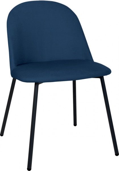 Стул обеденный Nowy Styl SKY BLACK (BOX-2) FC-79 черный/синий