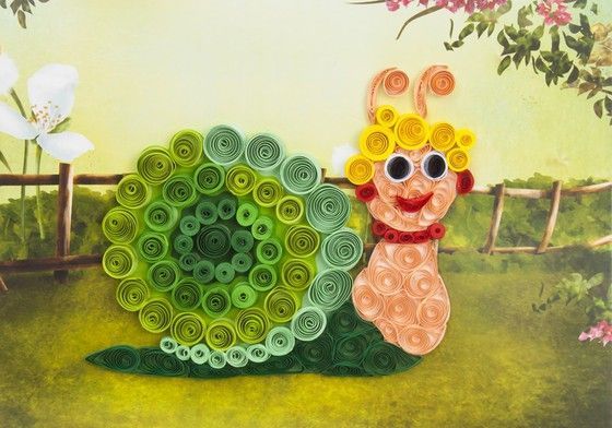 Набор для квиллинга Улитка 10 цветов QP-6265 Бумагия 