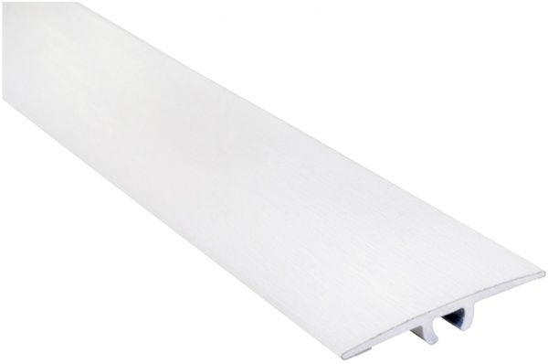 Порожек алюминиевый лестничный Olvis скрытый крепеж 33x1350 мм белый 
