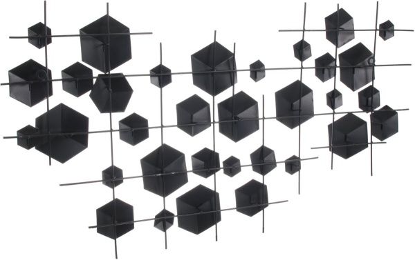 Декор настенный Foursquare 53,5x94,5 см серый 