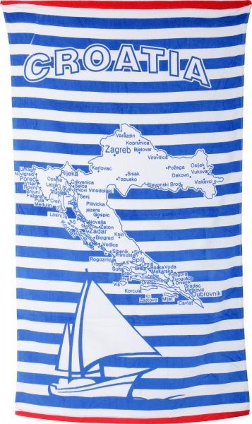 Полотенце пляжное Географические карты 75x150 см в ассортименте 