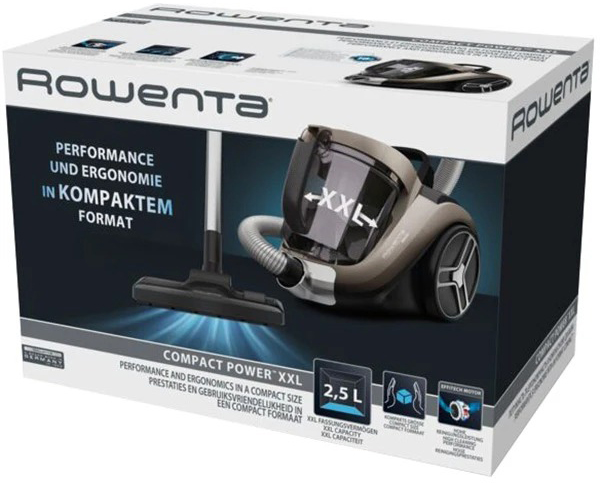 Пылесос Rowenta Compact Power XXL RO4866EA black/grey 