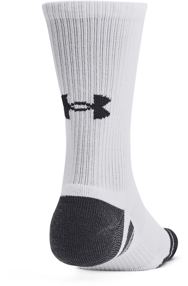 Шкарпетки Under Armour UA PERFORMANCE TECH 3PK CREW 1379512-100 р.L білий
