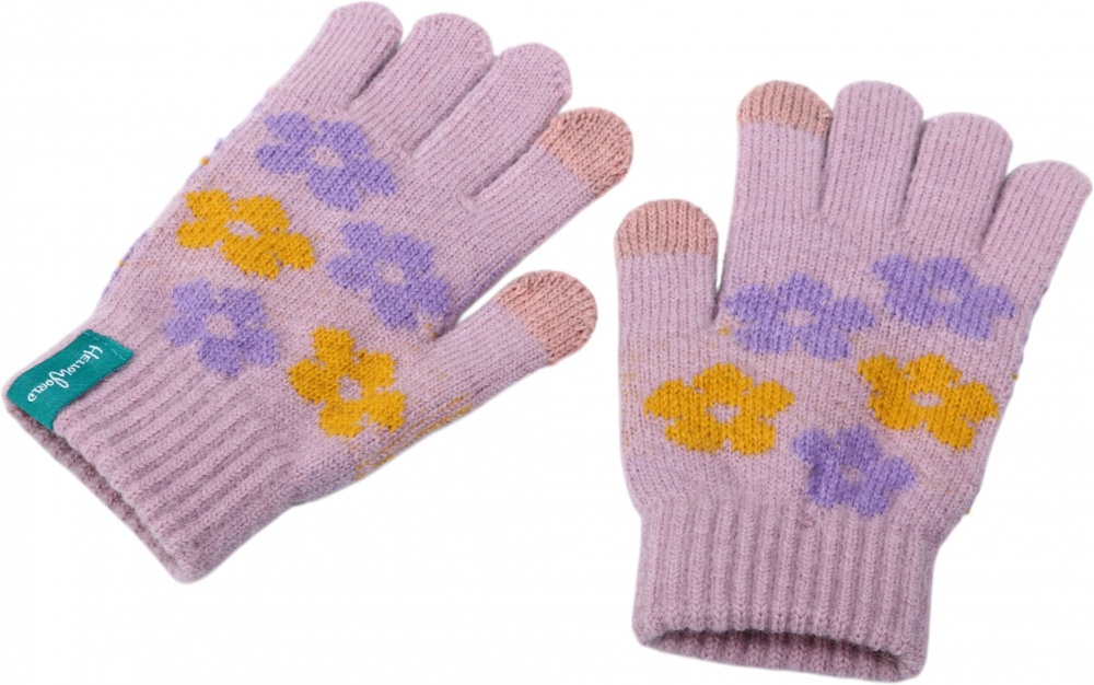 Рукавицы HW для девочек р.12-14 /розовый