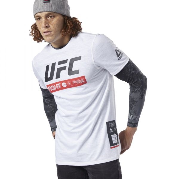 Футболка Reebok UFC FG FIGHT WEEK T EC1256 L білий