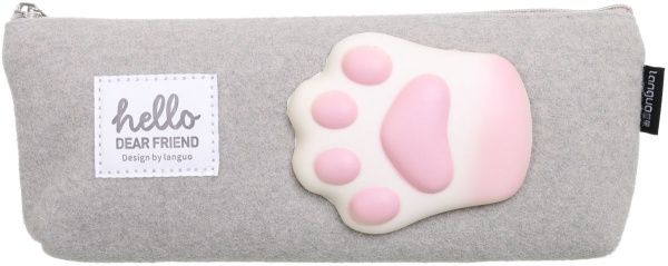 Пенал М'яка лапка сірий