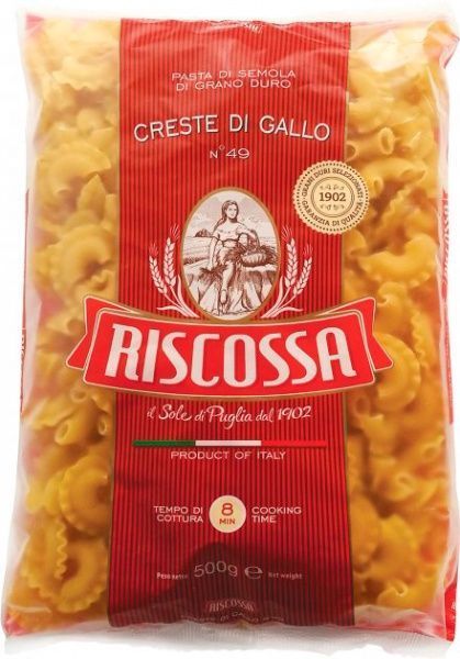 Макарони Riscossa Creste Di Gallo 500 г (8011780009499)