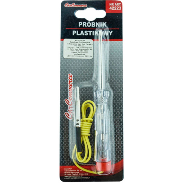 Предохранители CarCommerce Фазометр автомобильный пластик 6-12V (5901225422231)