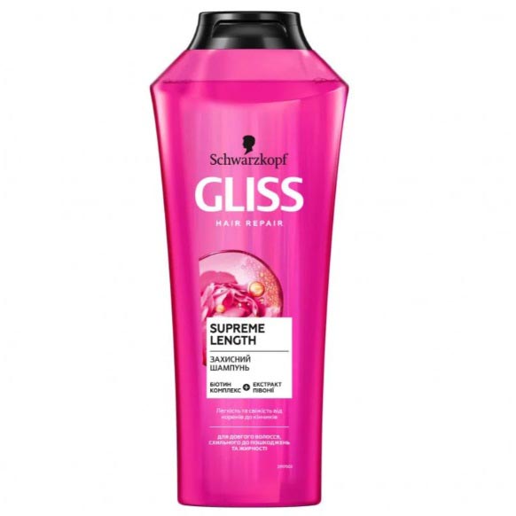 Шампунь Gliss Kur Hair Repair Gliss Kur Supreme Length 400 мл 460 г