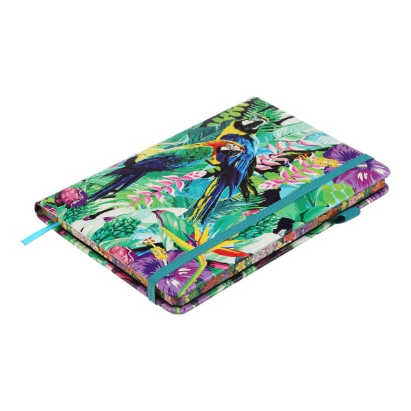 Блокнот недатований Exotic 96 арк. клітинка бірюзовий Buromax A5