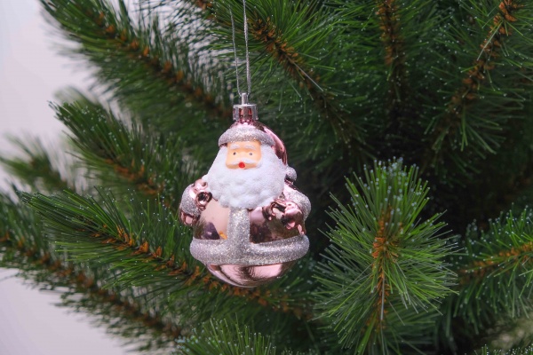 Набор новогодних украшений Санта BAI9229 8 см 2 шт./уп.