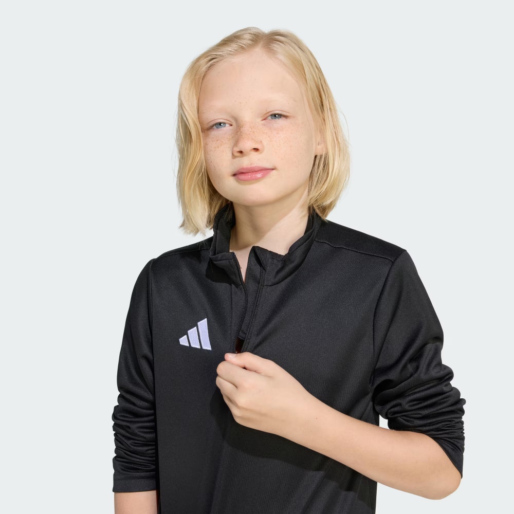 Джемпер Adidas ENT26 TR TOPY BLACK/WHITE JZ6630 р.140 черный