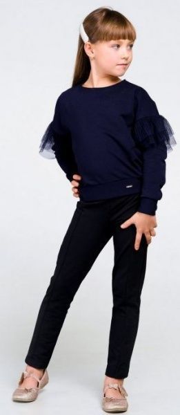 Джемпер для девочки Smil 116443 р.128 темно-синий 