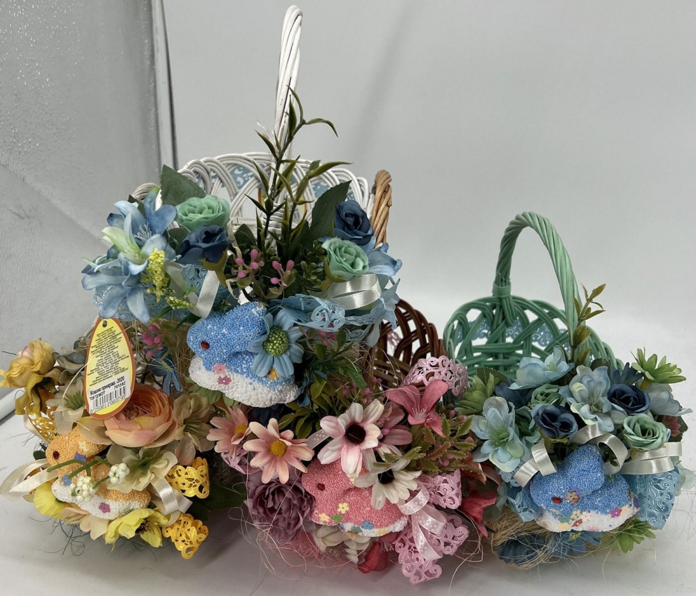 Корзинка пасхальная 13х24х21 см в ассортименте Basket-8