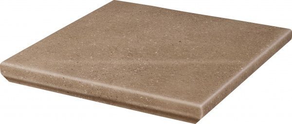 Клинкерная плитка Mattone Sabbia Brown Kapinos Stopnica narozna 33x33 Ceramika Paradyz