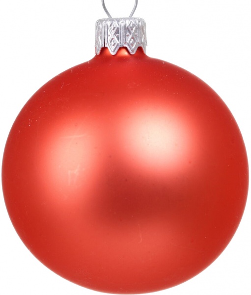 Шар новогодний одноцветная d 60 мм золотой .0161