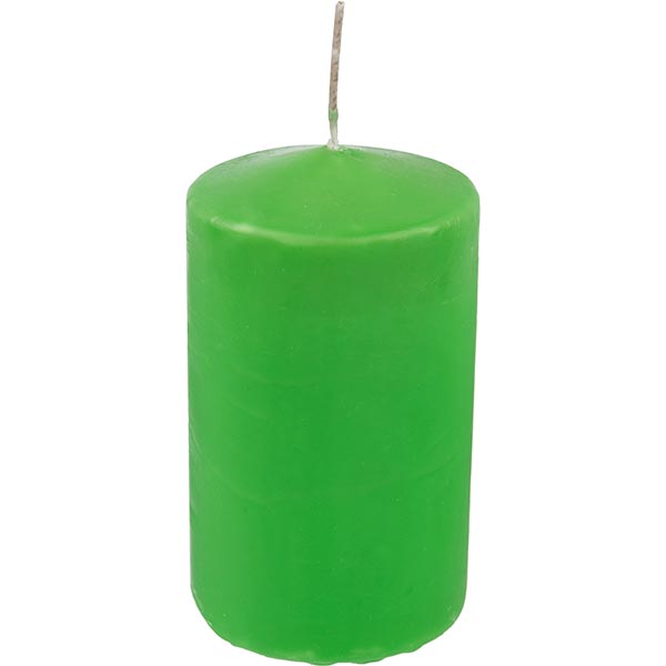 Свеча Candle Factory EcoLife зеленая 120 мм 51168135