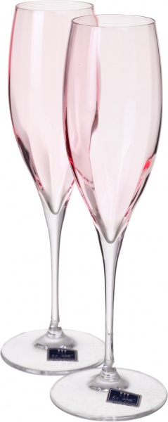 Набор бокалов для шампанского Monalisa Allegria Red 260 мл 6 шт. Vema 