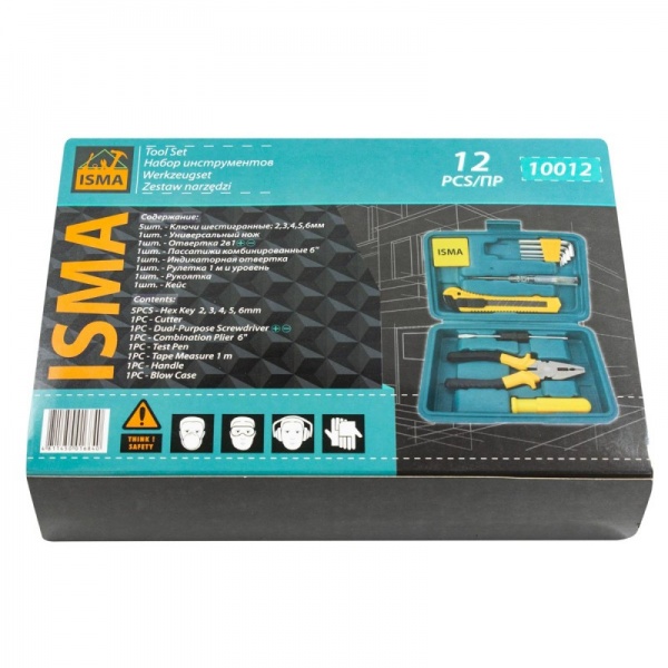 Набор ручного инструмента ISMA 12 шт. IS-10012