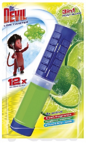 Диски туалетні Dr.Devil Лайм твістер 75 мл 