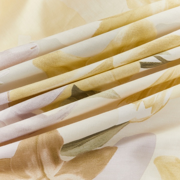 Комплект постельного белья Roxana 1,5 желтый с белым La Nuit 