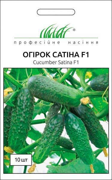 Семена Професійне насіння огурец самоопыляемый Сатіна F1 10 шт.