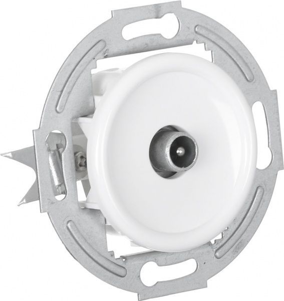 Механізм розетки TV прохідна UP! (Underprice) Retro білий HSN-SCP.H1G1TV-WH