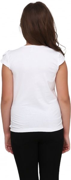 Футболка для девочки Vidoli G-19598S р.128 белый 