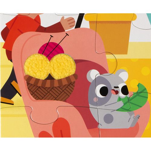 Пазл тактильний Janod Домашні тварини J02686