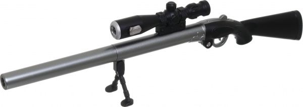 Ручка гелевая Винтовки черная 