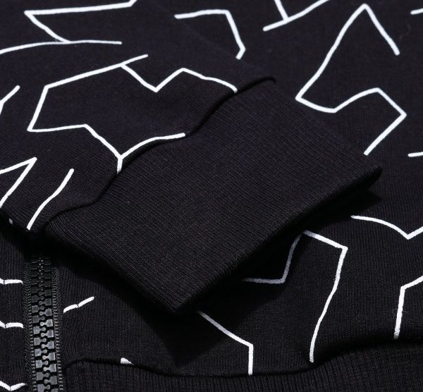 Свитшот LINCOLN&SHARKS р.158 черный с белым 