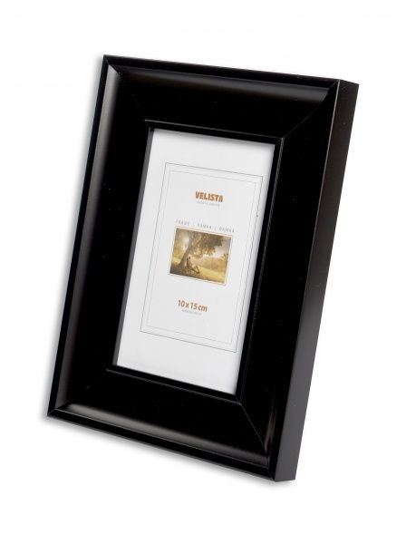 Рамка для фотографии со стеклом Веліста 40D-014v 30х40 см черный матовый 