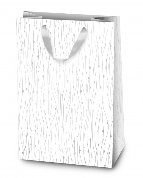 Пакет подарочный 38х28х12,5 капли