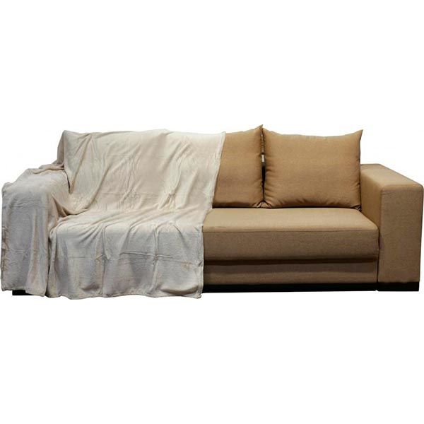 Плед La Nuit Basic light grey 160x200 см