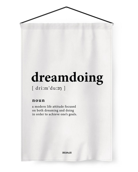 Флаг Dream&Do Flag Dreamdoing 60x40 см белый с рисунком 