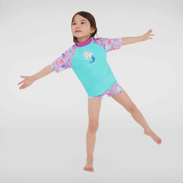 Набор для плавания Speedo PRT SUNT SET IF 811882G745 р.4YRS бирюзовый