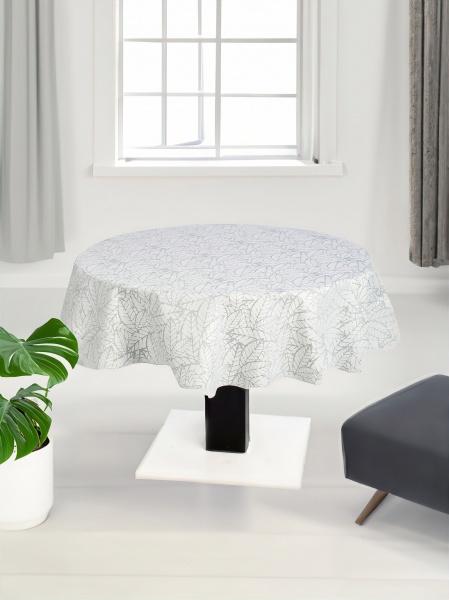 Скатерть Багренец 116-23/00 d160 серый Эдельвика 