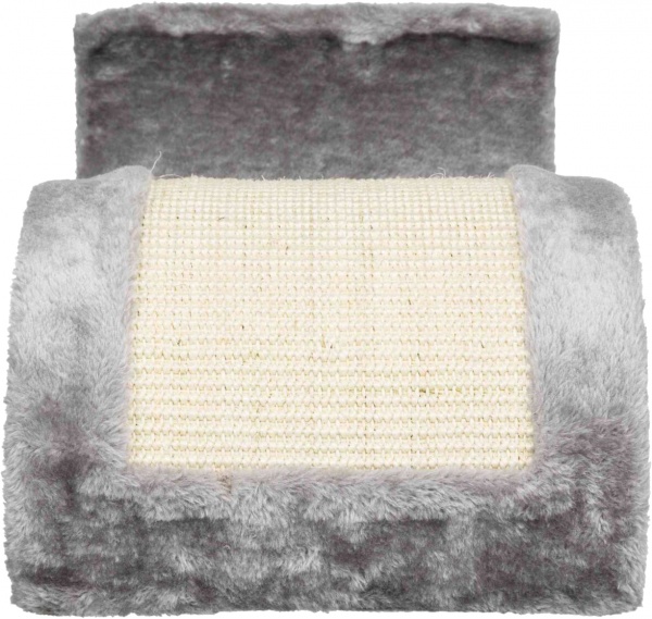 Когтеточка Trixie для котов Волна плюш сирий 39x28x50см (43262)