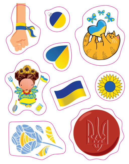 Открытка поздравительная Кенгуру Все будет Украина!