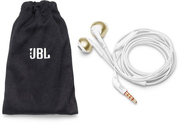 Гарнітура JBL® T205 champagne gold 