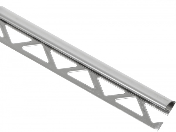 Уголок для плитки внешний нержавеющая сталь 12 мм 2,5м серебро 